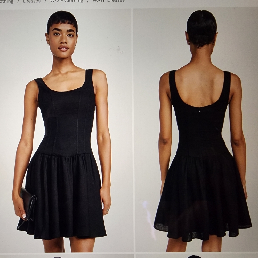 NWT WAYF ESMERALDA MINI DRESS